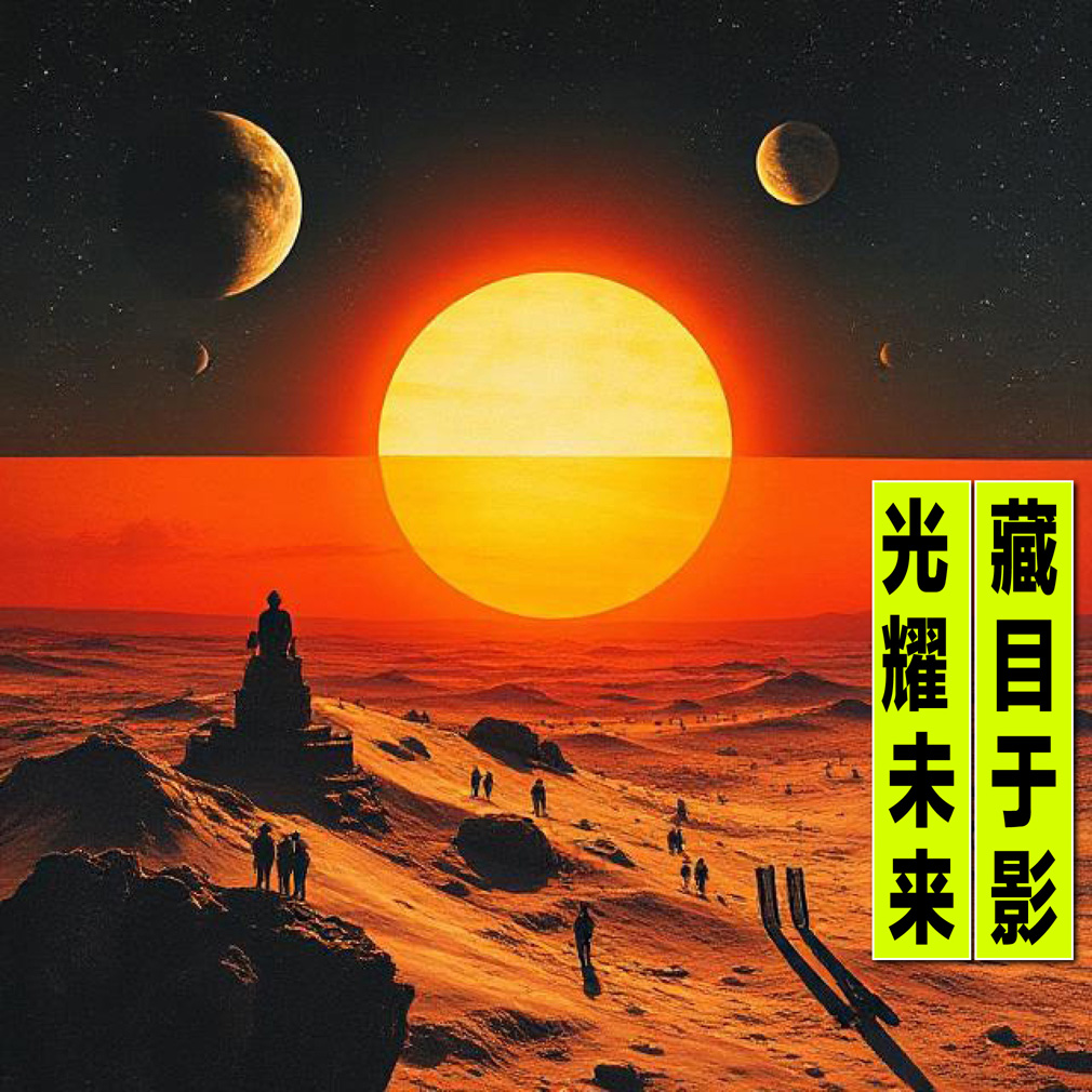 Erika Artaker 光耀未来 , 藏目于影 光耀未来 , 藏目于影 – poster – landscape and planet – ai generated imagess